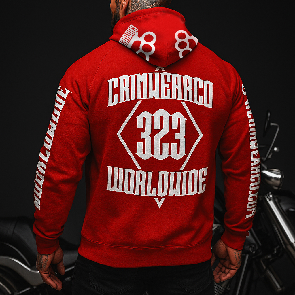 Crim Wear Red Hoodie *NEW*