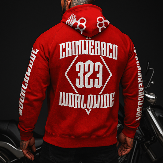 Crim Wear Red Hoodie *NEW*