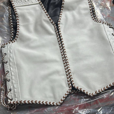 AUS WHITE - BROWN/WHITE "OFF THE RACK" LEATHER / CROC