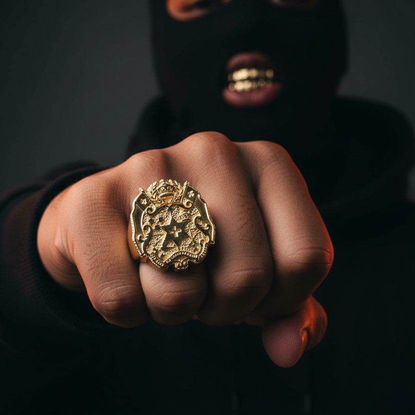 Tongan ring upward angle 3