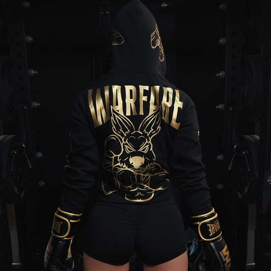 Warfare Hoodie - Black & Gold