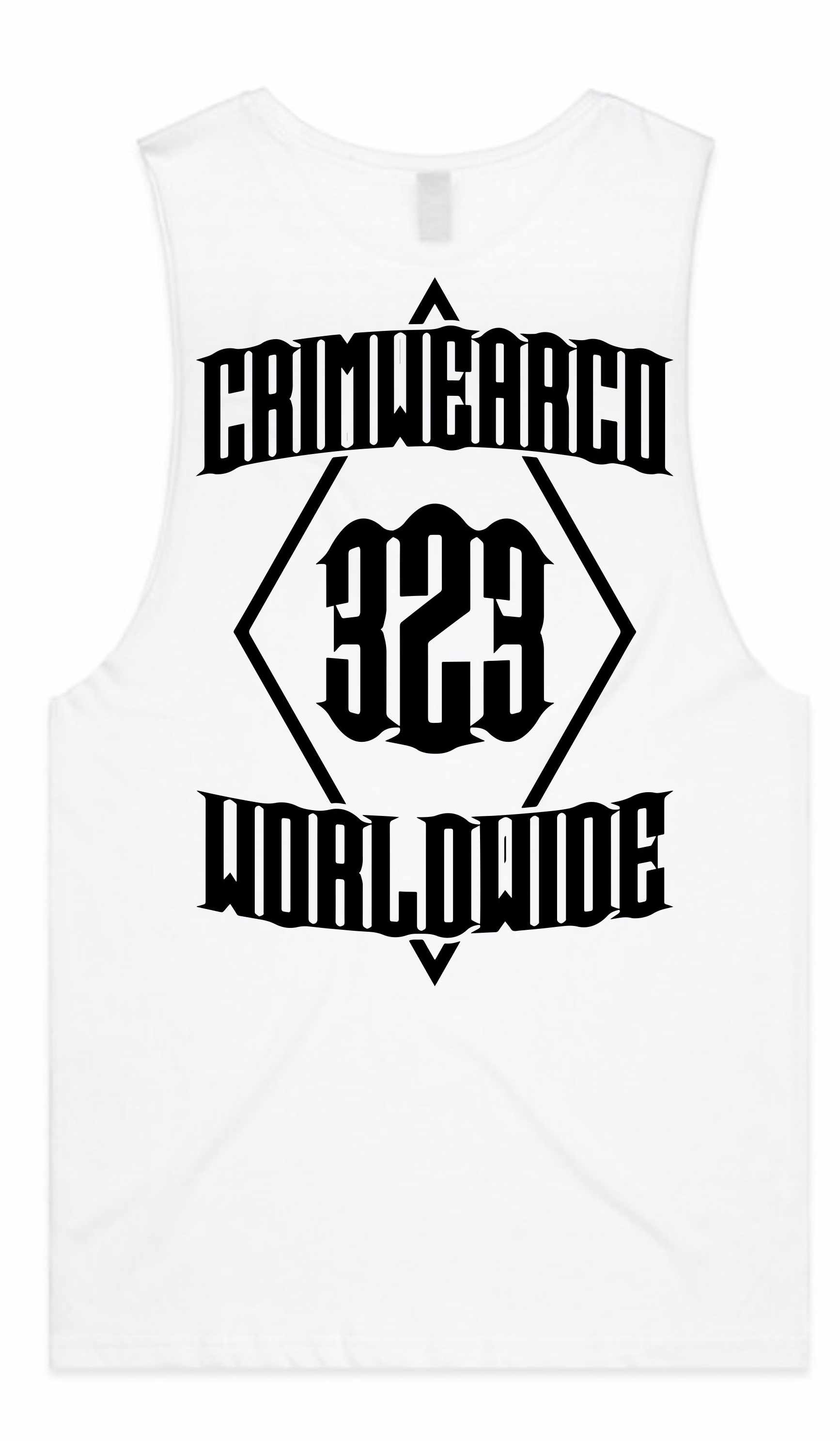 Crim Wear White Muscle Tee