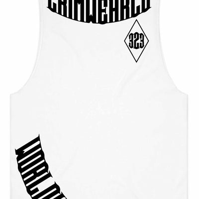 Crim Wear White Muscle Tee