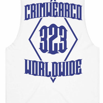 Crim Wear White Muscle Tee