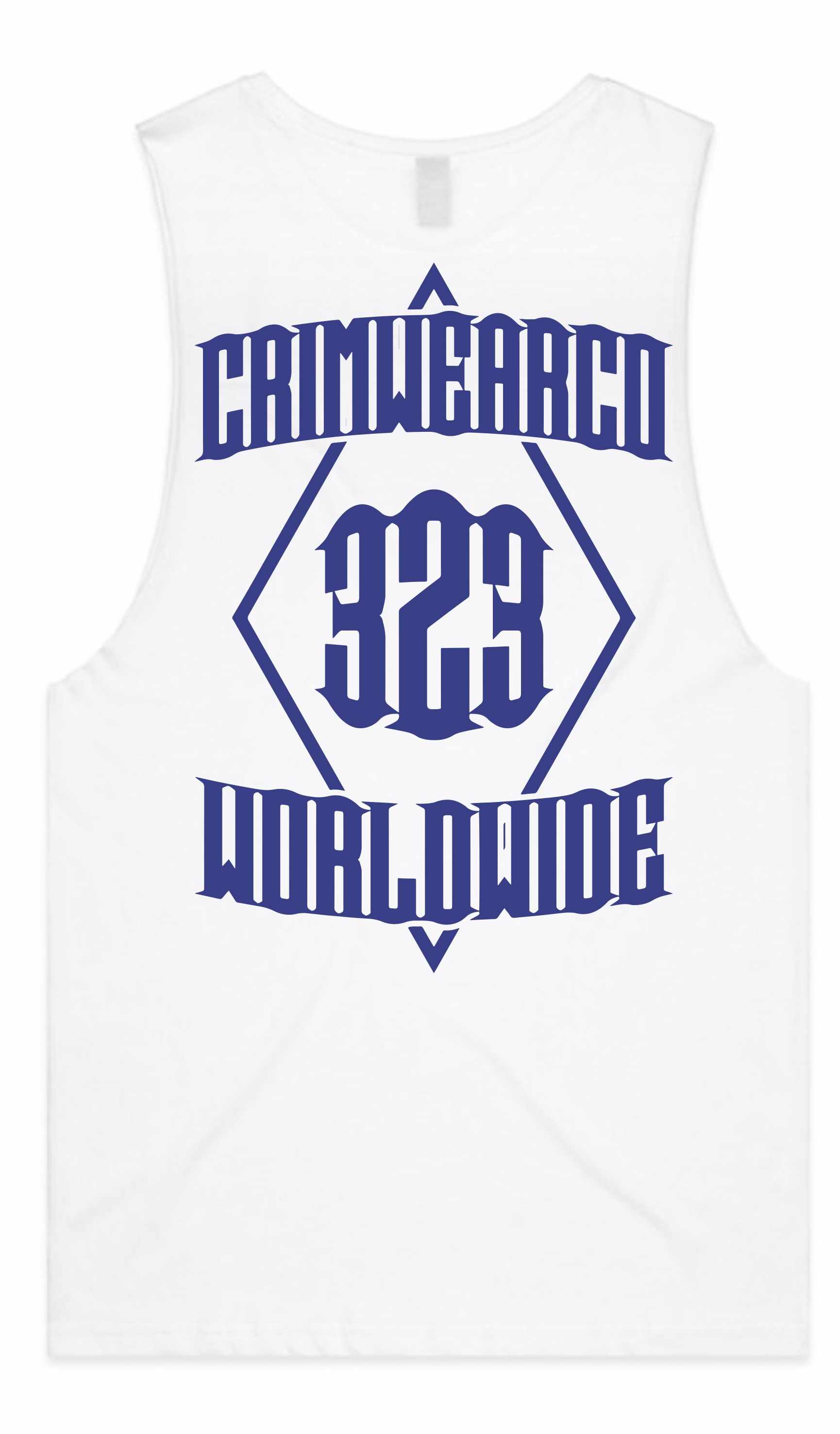 Crim Wear White Muscle Tee