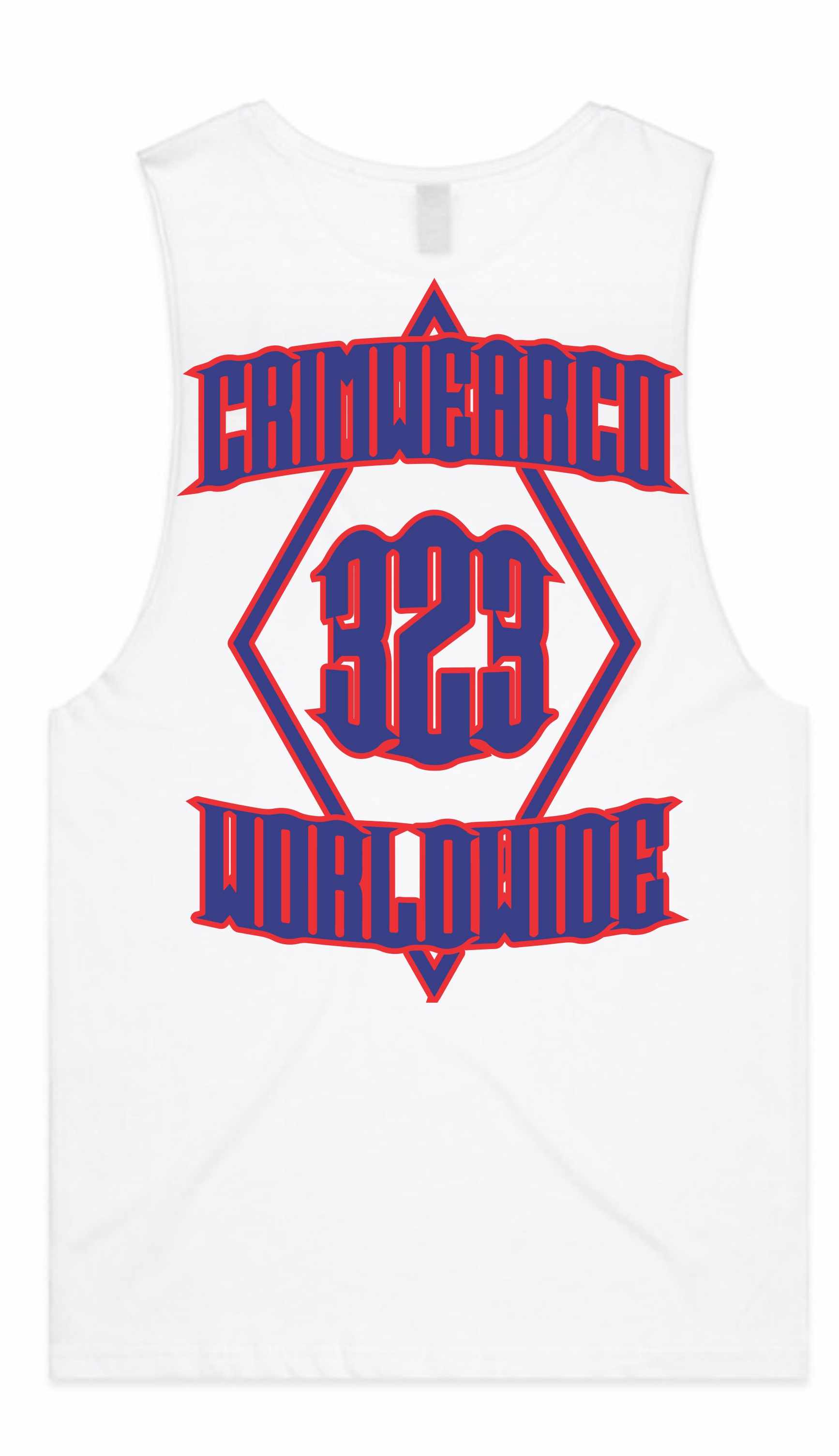 Crim Wear White Muscle Tee