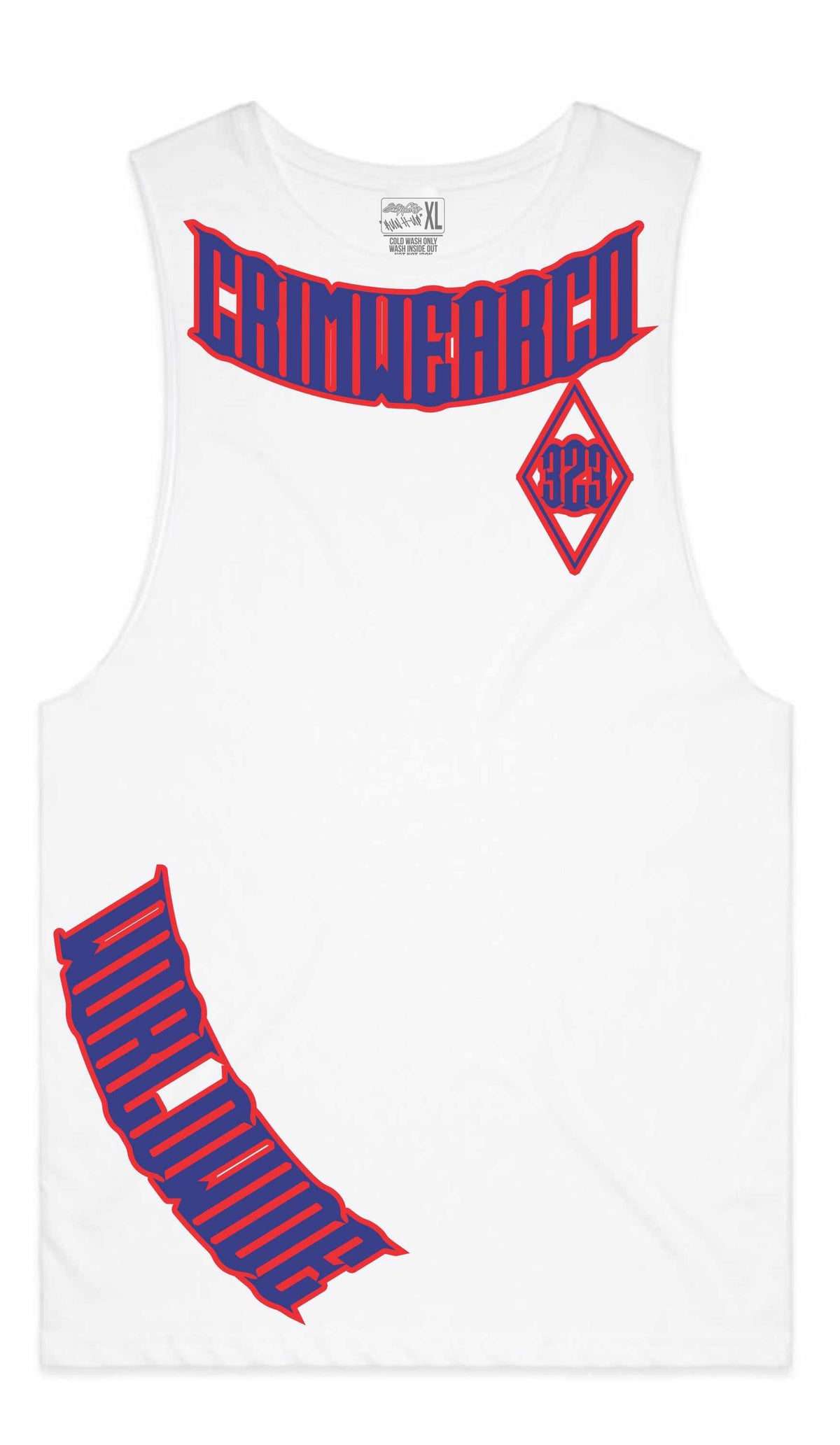 Crim Wear White Muscle Tee