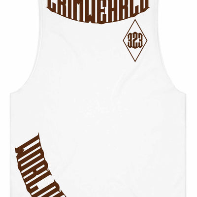 Crim Wear White Muscle Tee
