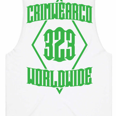 Crim Wear White Muscle Tee