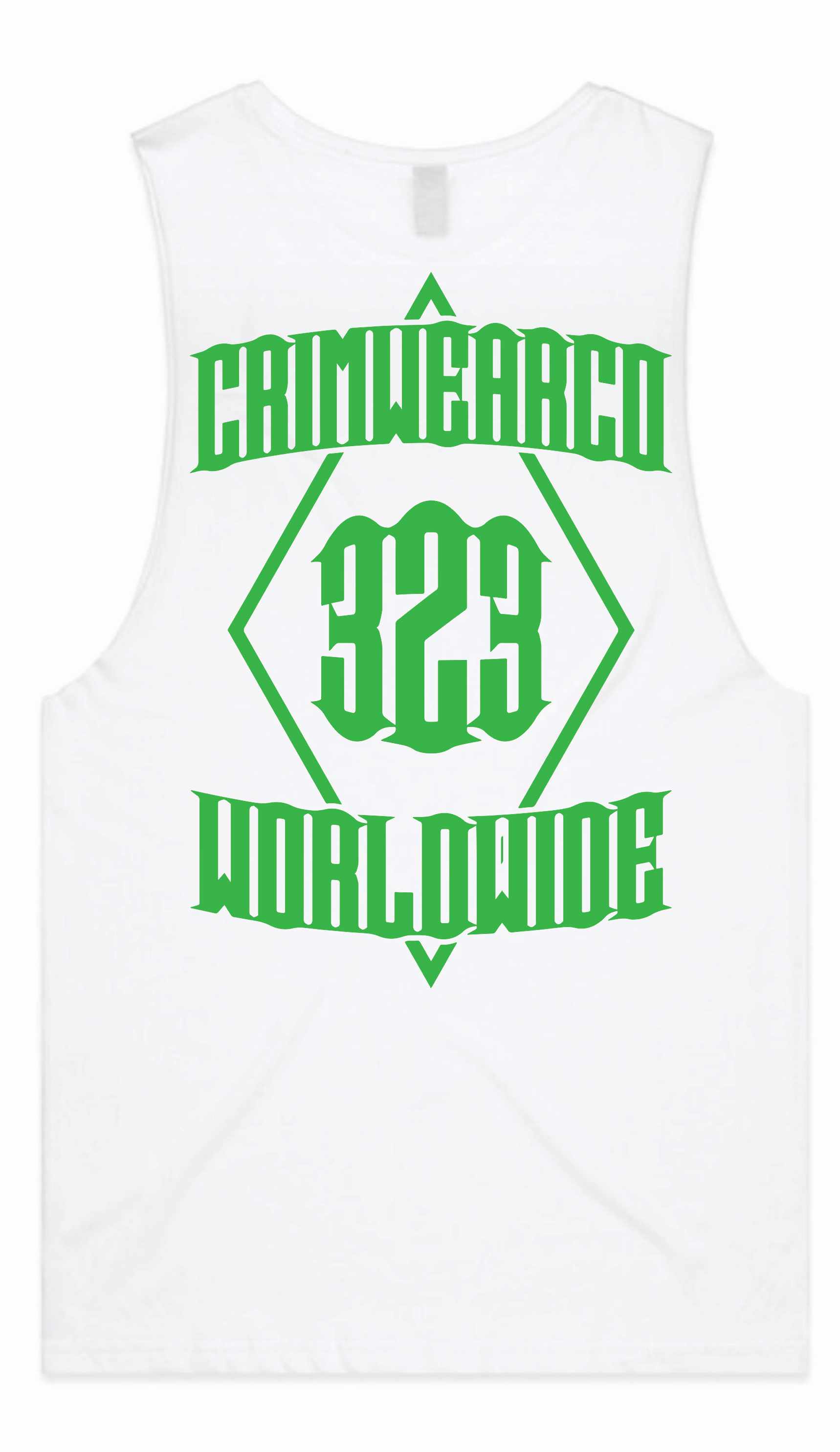 Crim Wear White Muscle Tee
