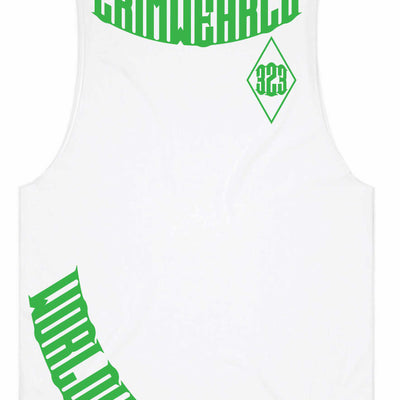 Crim Wear White Muscle Tee