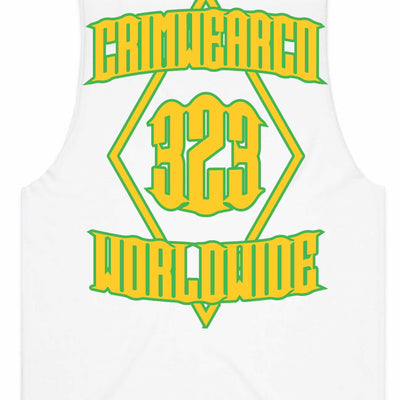 Crim Wear White Muscle Tee