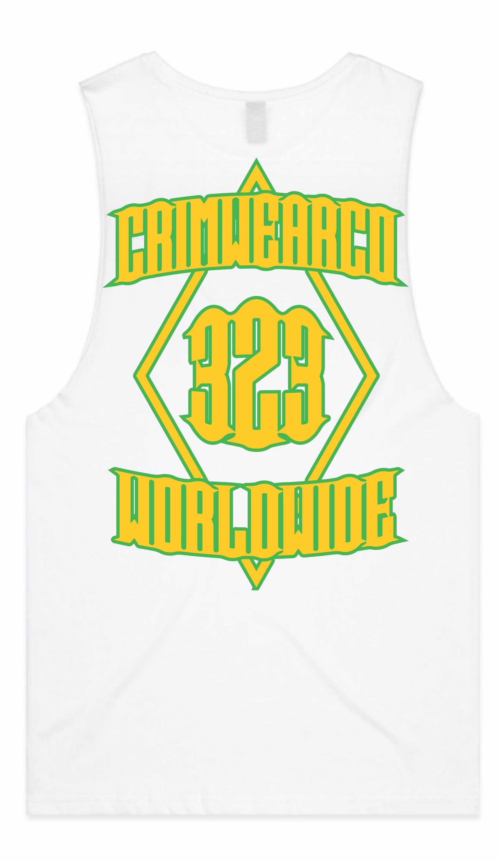 Crim Wear White Muscle Tee