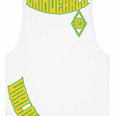 Crim Wear White Muscle Tee