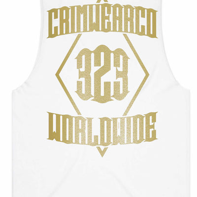 Crim Wear White Muscle Tee