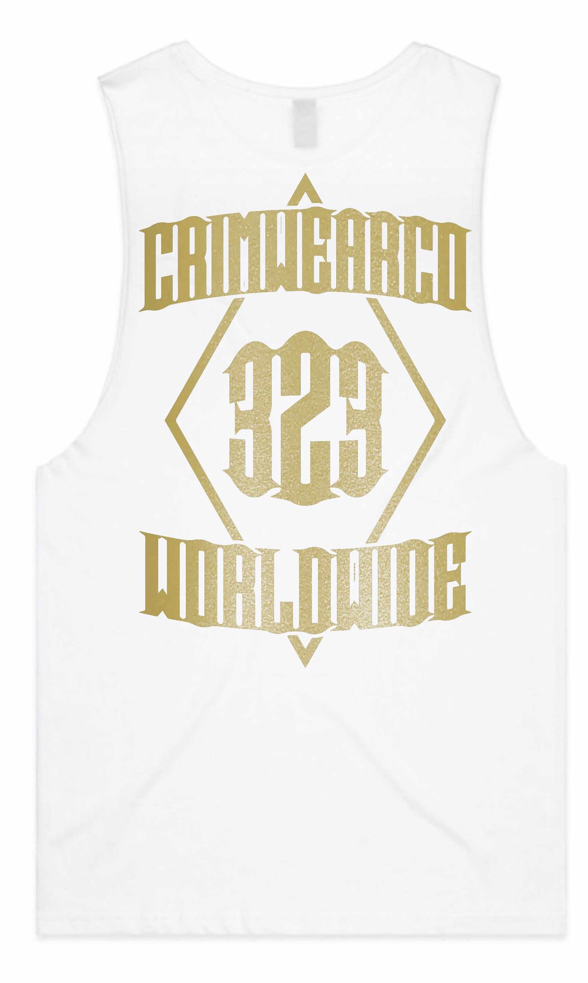 Crim Wear White Muscle Tee
