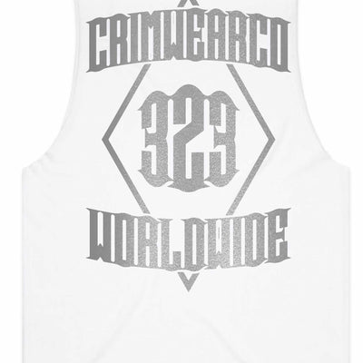 Crim Wear White Muscle Tee