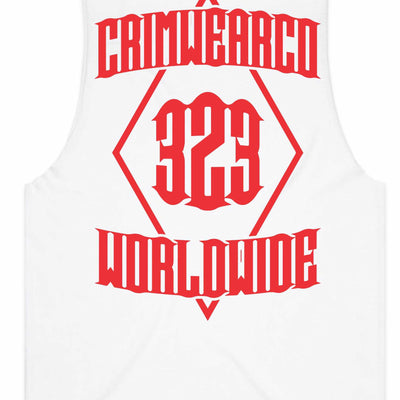 Crim Wear White Muscle Tee