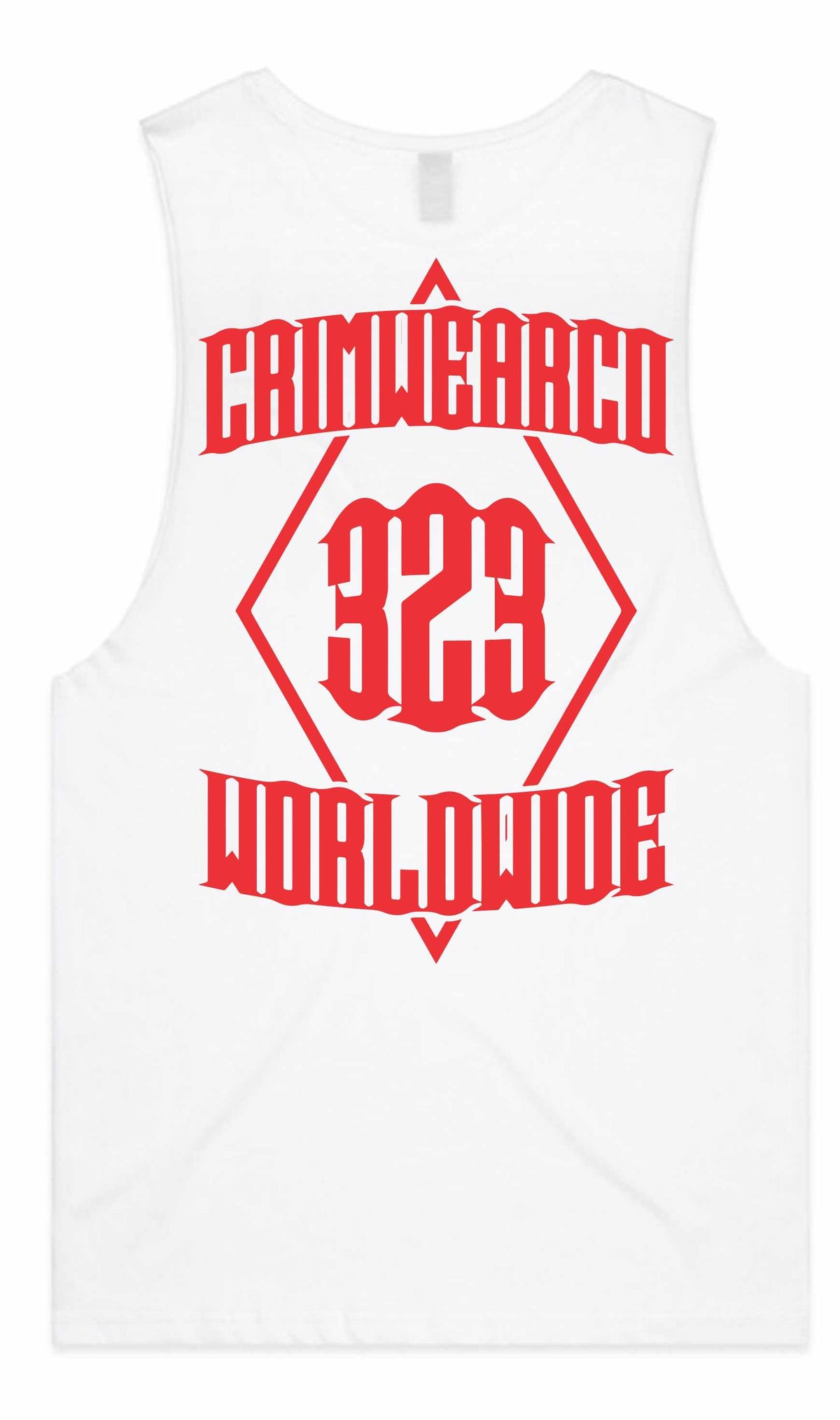 Crim Wear White Muscle Tee