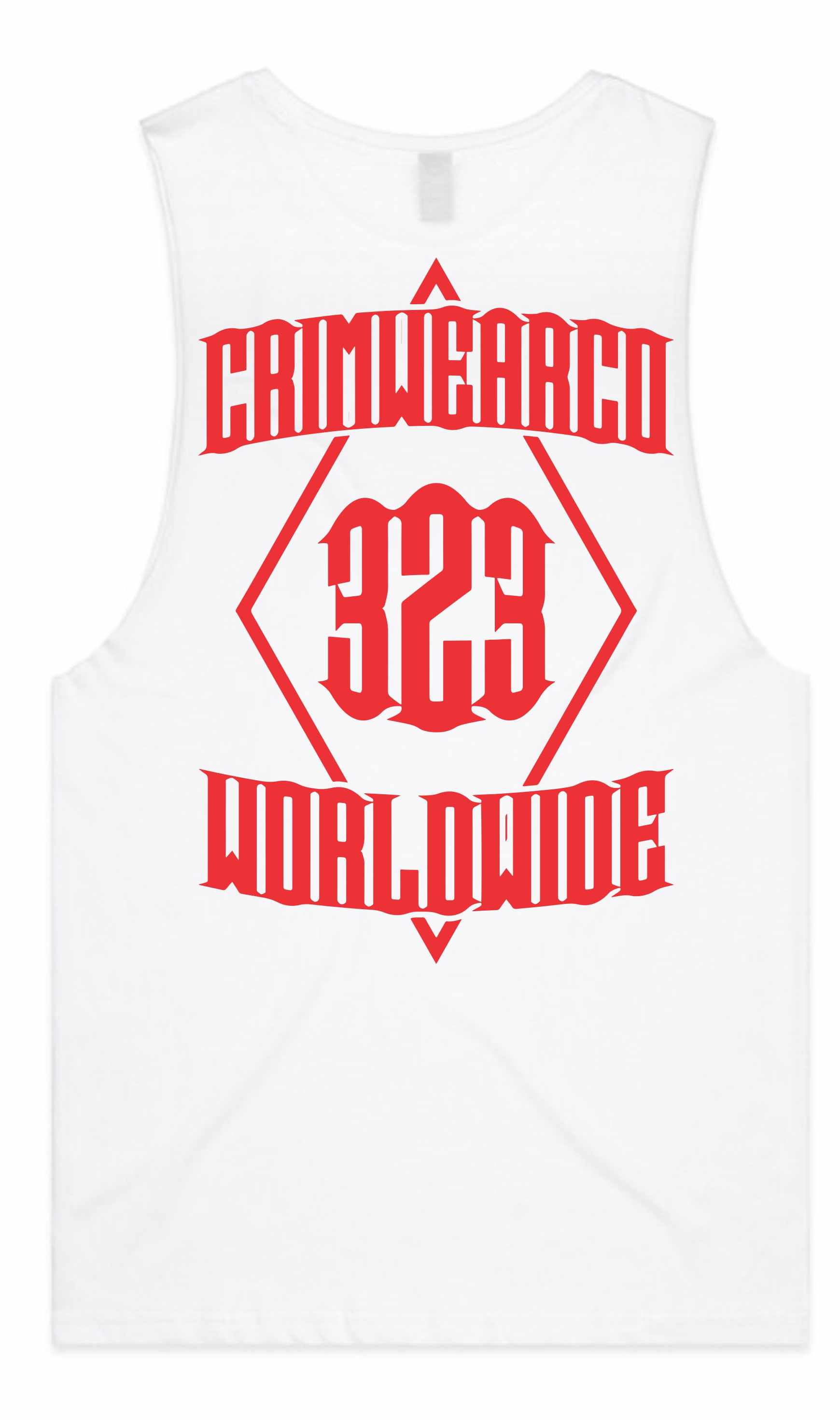 Crim Wear White Muscle Tee