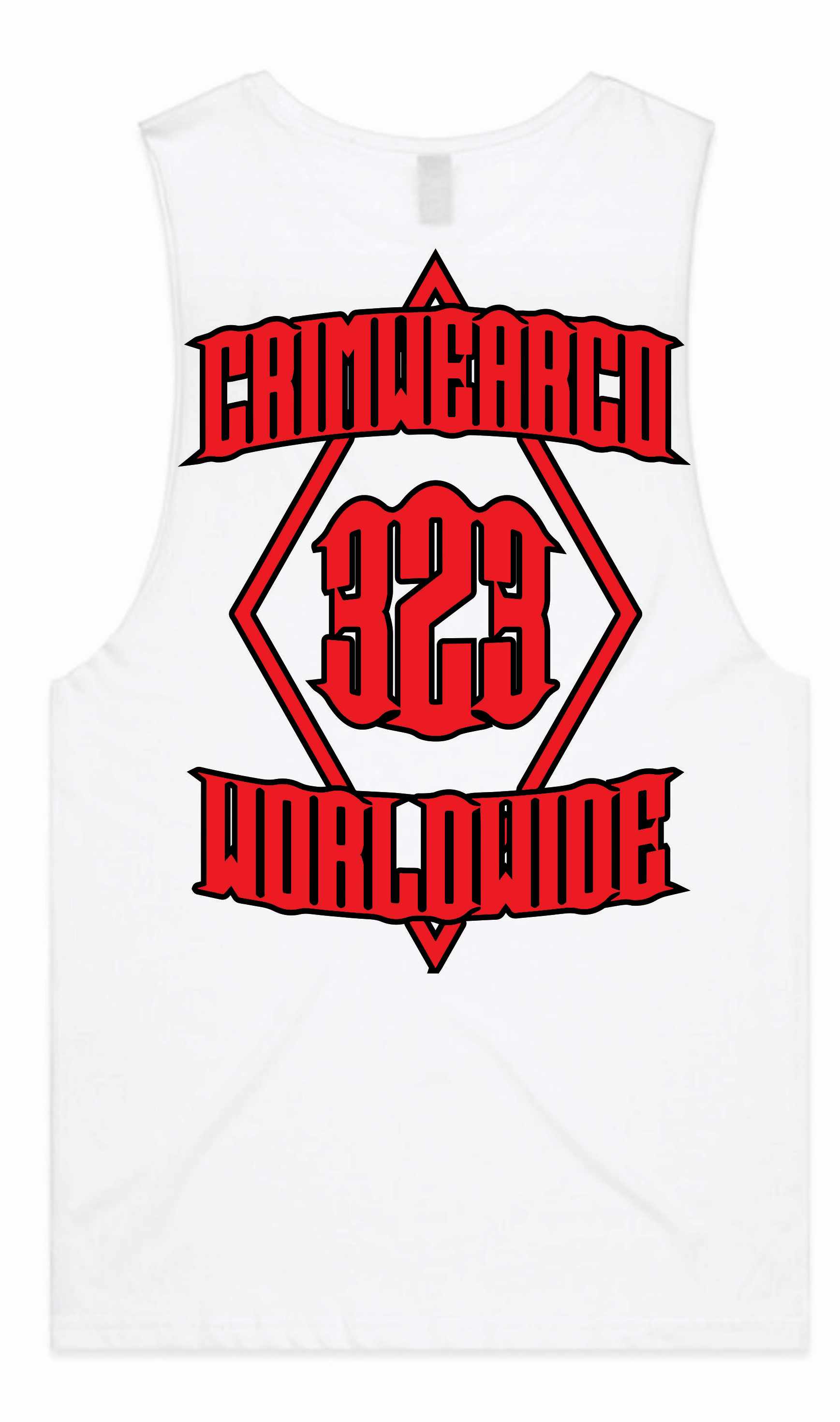 Crim Wear White Muscle Tee