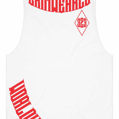 Crim Wear White Muscle Tee