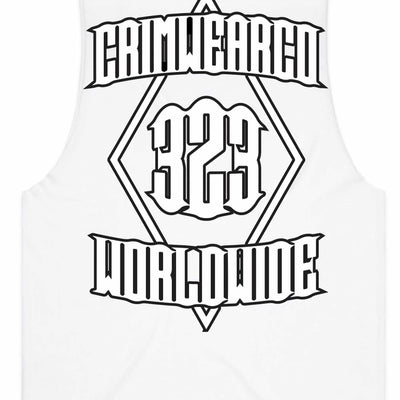 Crim Wear White Muscle Tee