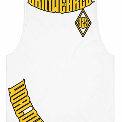 Crim Wear White Muscle Tee