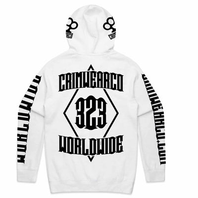 Crim Wear White Hoodie *NEW *