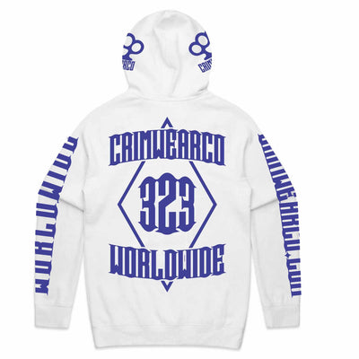 Crim Wear White Hoodie *NEW *