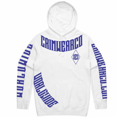 Crim Wear White Hoodie *NEW *