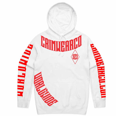 Crim Wear White Hoodie *NEW *