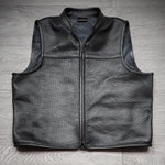 EURO "OFF THE RACK" PERFORATED BLACK VEST