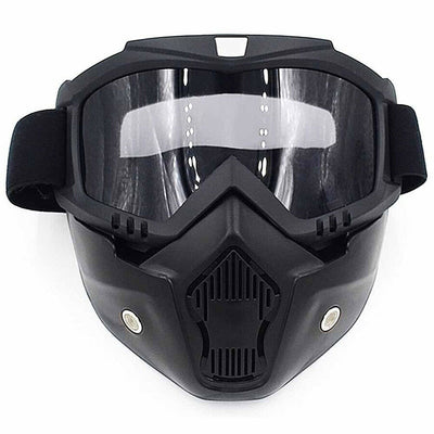 Open Face Mask Shield & Goggles