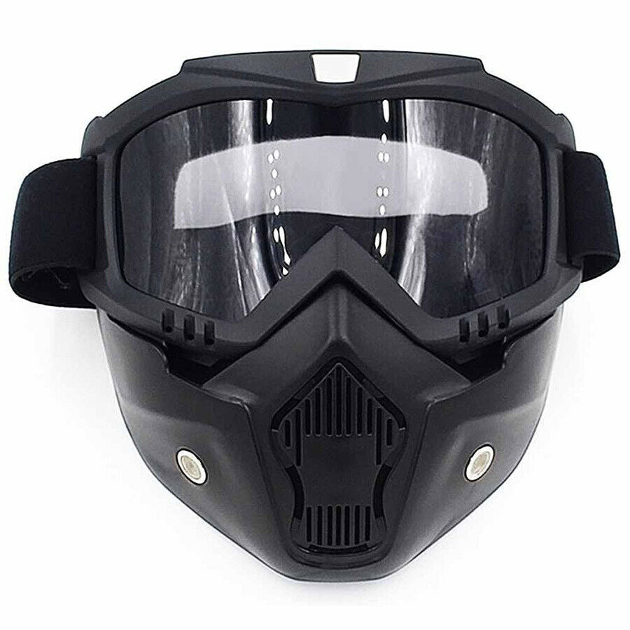 Open Face Mask Shield & Goggles