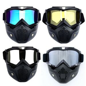 Open Face Mask Shield & Goggles