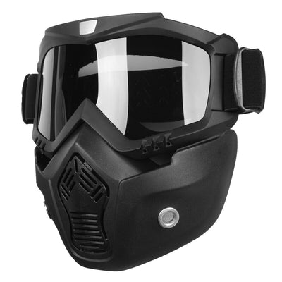 Modular Motorcycle Bike Riding Helmet Open Face Maskk Shield Goggles l+