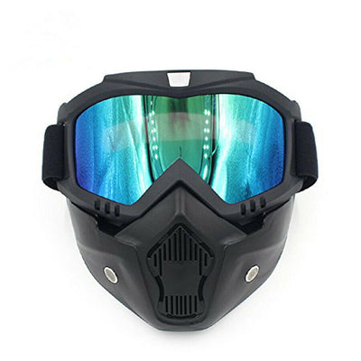 Open Face Mask Shield & Goggles