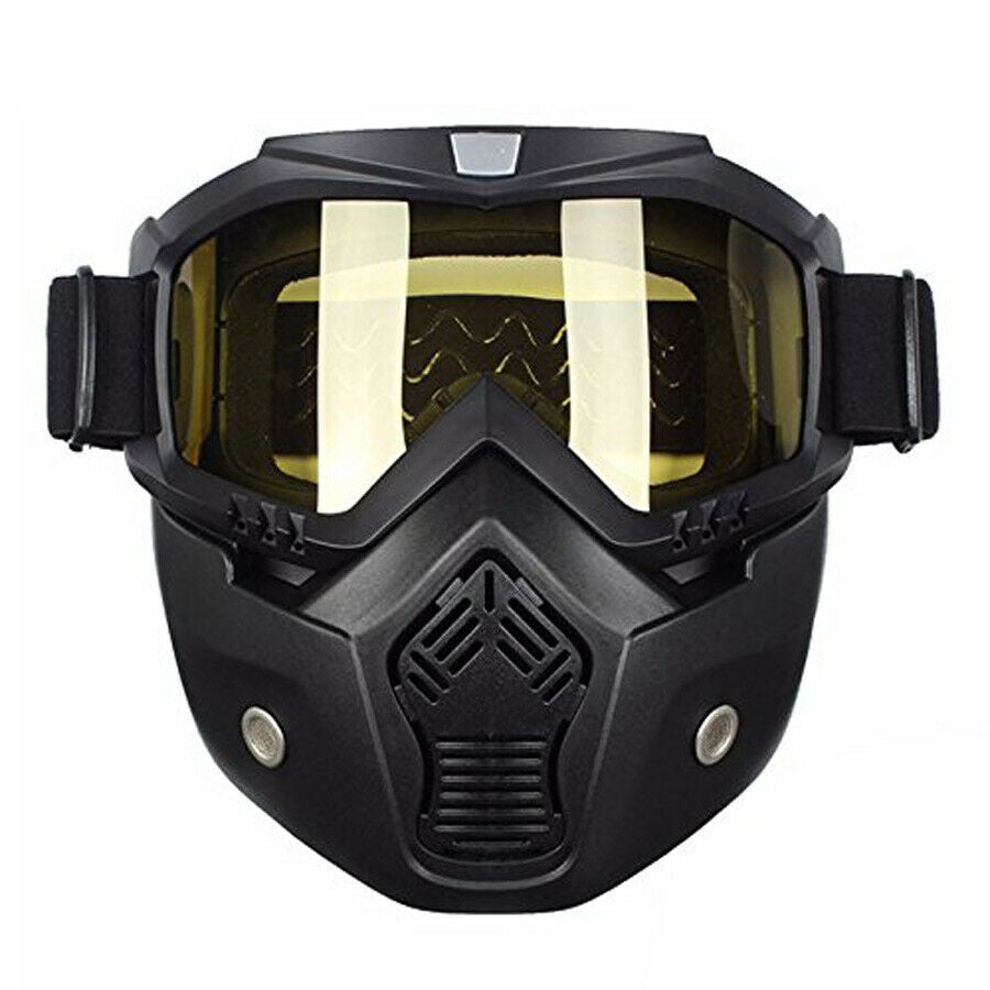open face helmets with goggles Open Face Mask Shield & Goggles